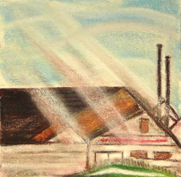 Gulf of Georgia Cannery Sun Shower by Erika Koenig-Workman