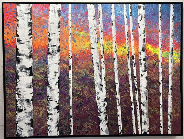 Wiigwaas-Birches No.10 by Kent Estey
