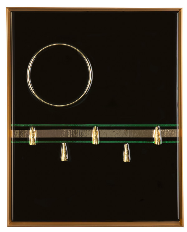 Black and Gold Jingle and Hoop by Kent Estey