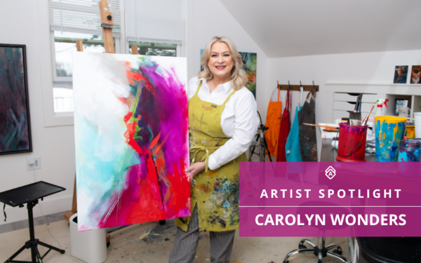 From Corporate Misery to Artistic Bliss: Carolyn Wonders' Journey Back to Art