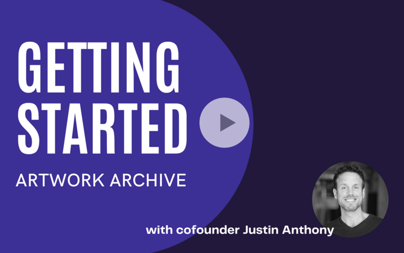 Getting Started with Artwork Archive, with cofounder Justin Anthony. Link goes to a six minute introductory video about Artwork Archive.