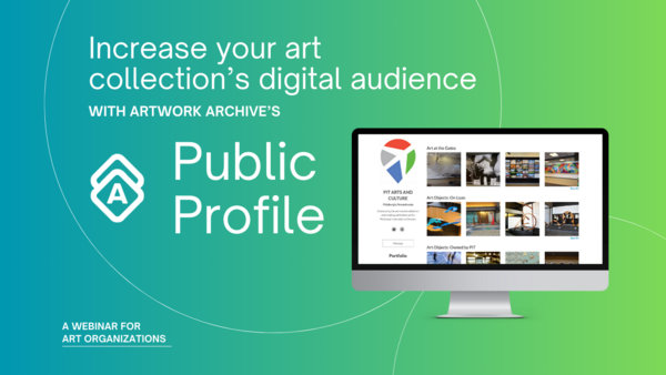  Increase Your Art Collection’s Digital Audience with Artwork Archive’s Public Profile